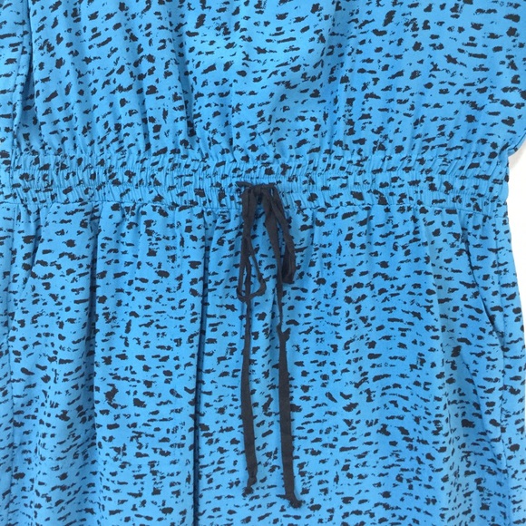 NWOT Robert Rodriguez Printed Silk Drawstring Dress - Picture 5 of 7